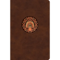 ESV the Biggest Story Holy Bible for Kids (Trutone, Brown, Living Hope Design, Thumb Indexed) - Imitation Leather