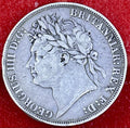 1821–1822 George IV Silver Crown St George Dragon .925