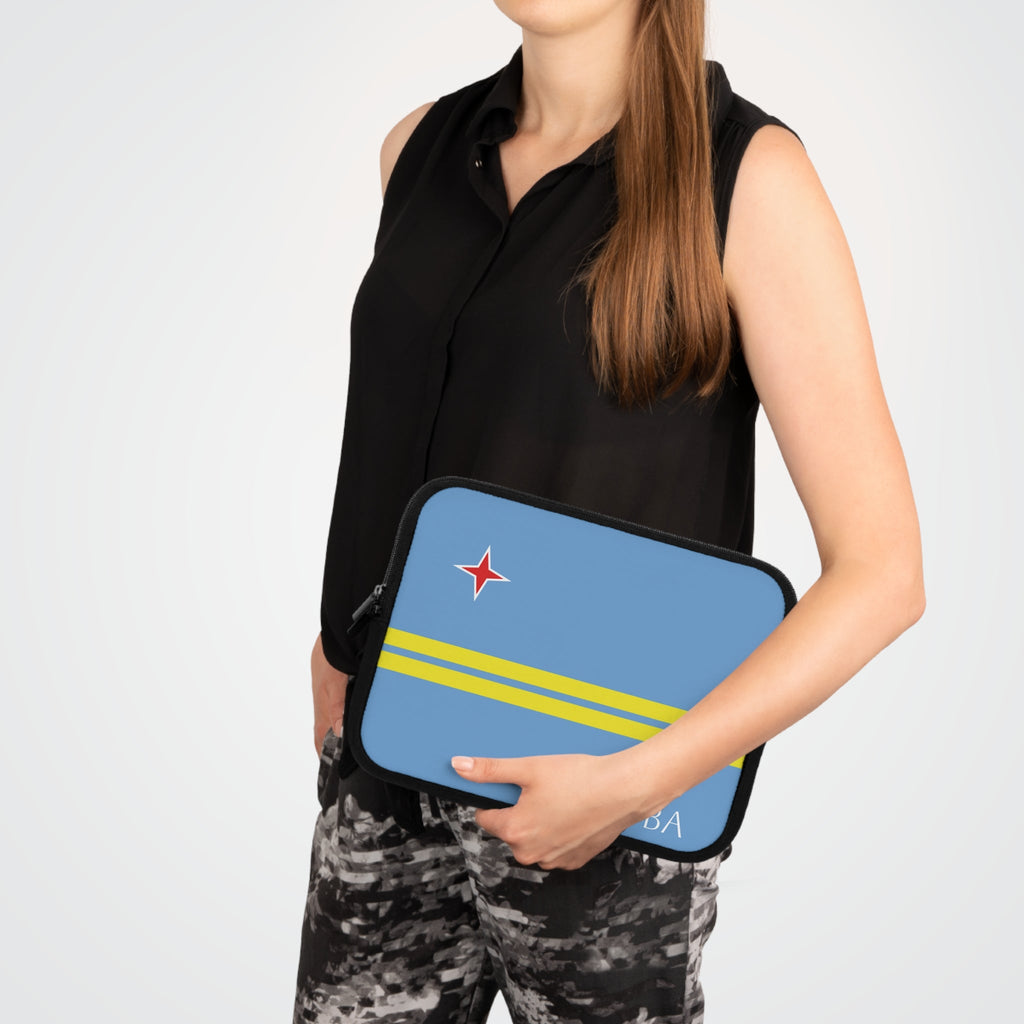 Aruba Flag Laptop Sleeve Case