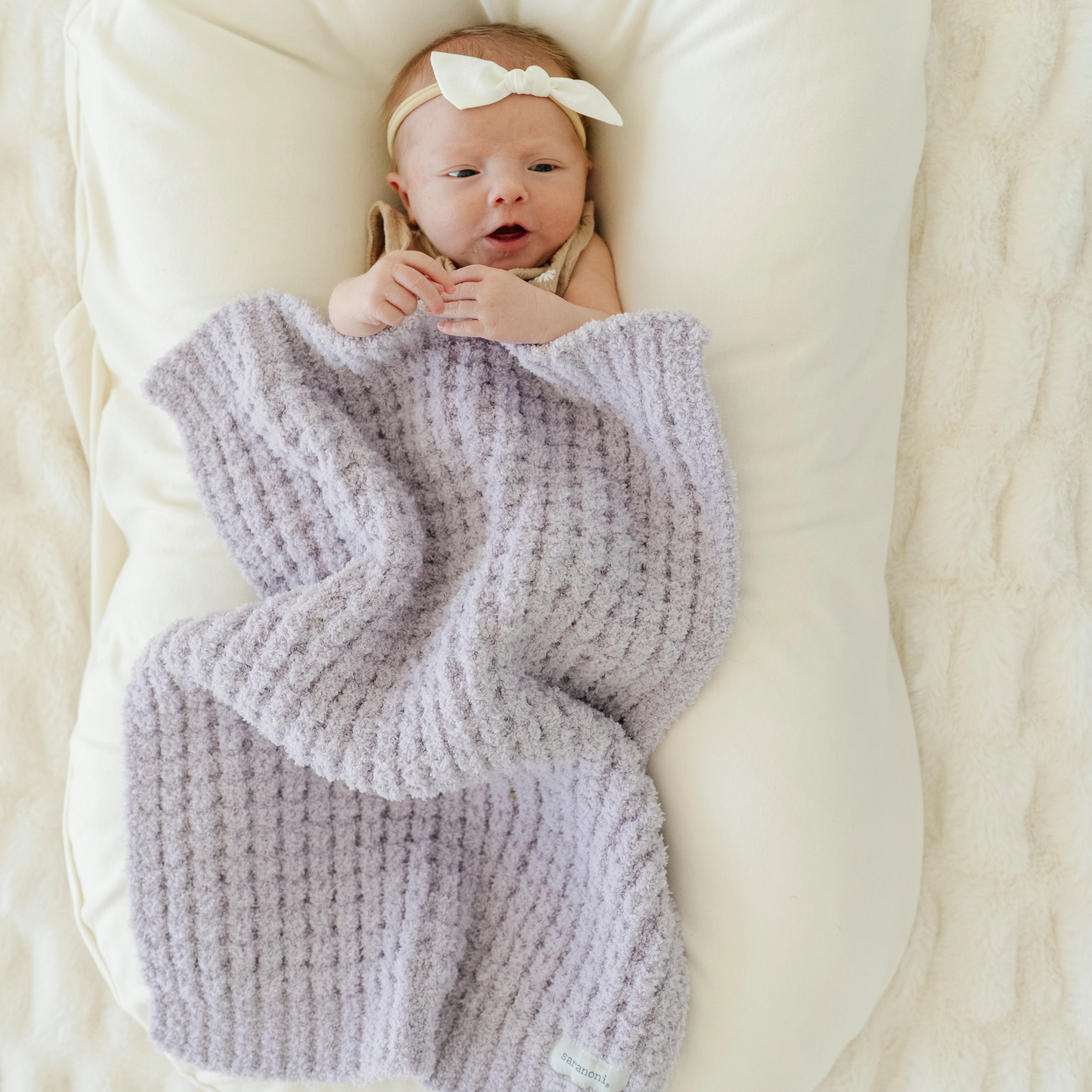 Waffle Knit Mini Blankets