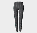 Beautiful Woman's Face Side Seam Printed Long Yoga Leggings