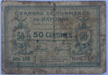 1918 France 50 Centimes Circulated World Banknote