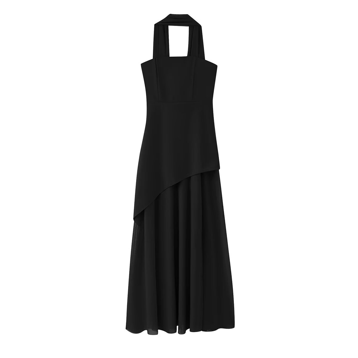 Summer Women Clothing Adult Lady like Woman Stitching Sweet Spicy Tube Top Dress with Ribbon