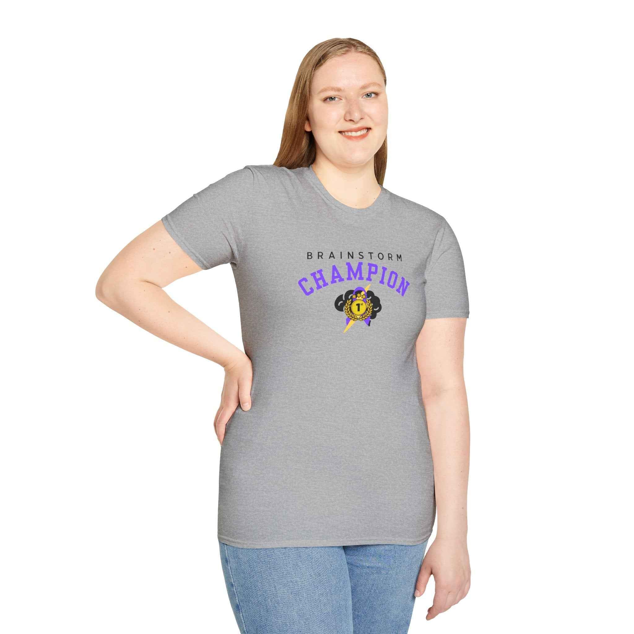 Brainstorm Champion Tee – Neurostrong Graphic T-Shirt