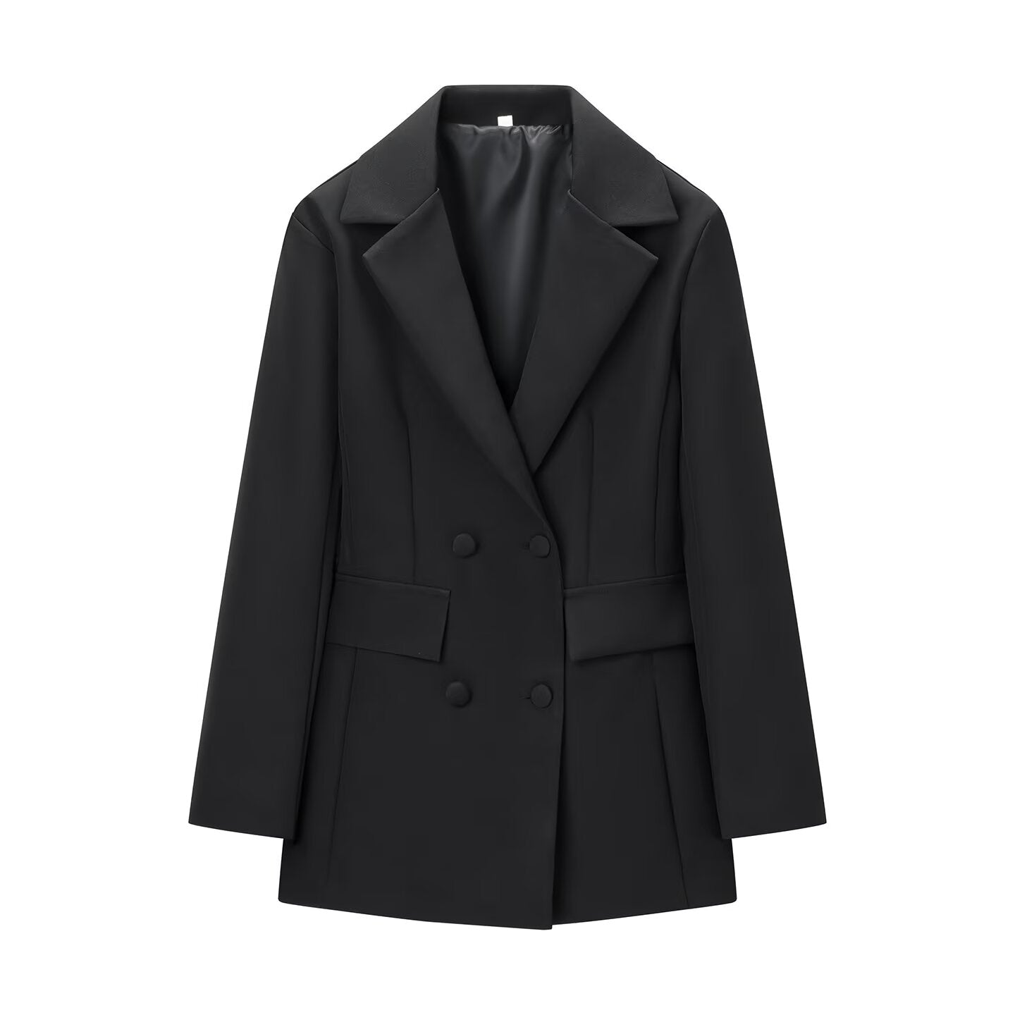 Winter Women Clothing Fashionable Elegant Deep V Plunge Long Sleeve Bud Waist Dress