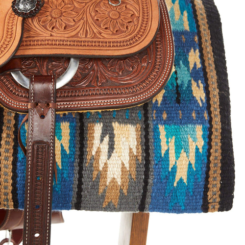 1469-3 Sandhill 36x34 New Zealand Wool Saddle Blanket