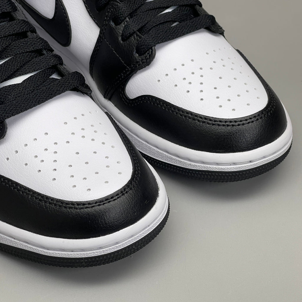 NIKE AIR JORDAN 1 Mid Panda Shoe Women's Sz 10.5 Black / White DV0991-101 (New)