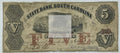 1857 5 Dollars State Bank of South Carolina CR# S-508, Used World banknote