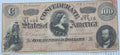 1864 100 Dollar Confederate Type 65 CR # 494 Used World Banknote