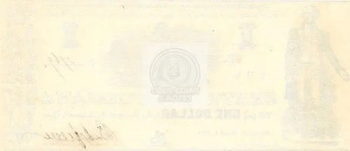 1864- “Washington” $1 State of Louisiana Shreveport Cr. # 16