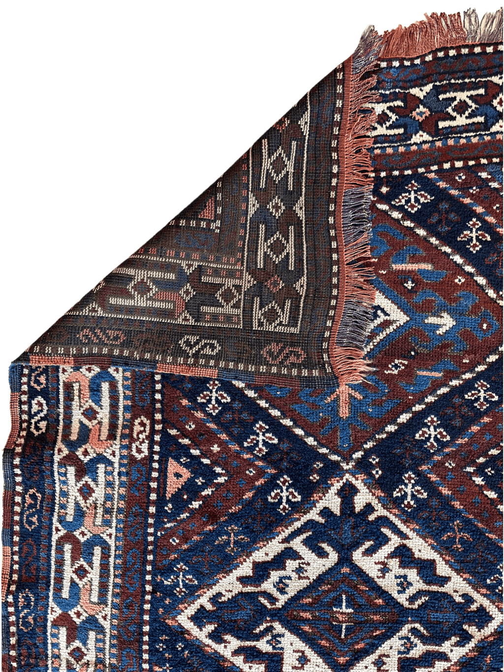 1920’s Antique Kurdish Rug 3’6” X 6’3”