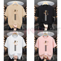 Men's Casual Calvin Print T-Shirt – Black with Gold Stripes Design, Premium Daily Street Style Crew Neck, Breathable Summer Urban Essential