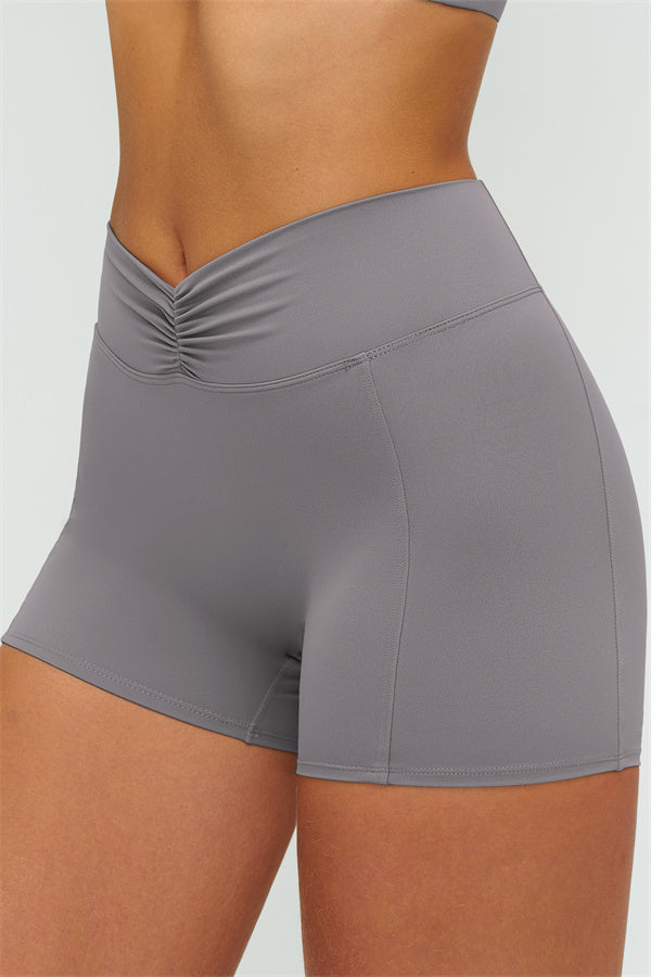 The Lushness V-Back Sports Bra Shorts 2-Piece Set