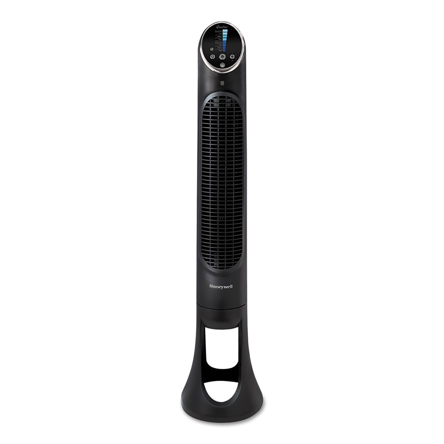 Honeywell QuietSet 8-Speed Whole-Room Tower Fan, 10w x 40h, Black