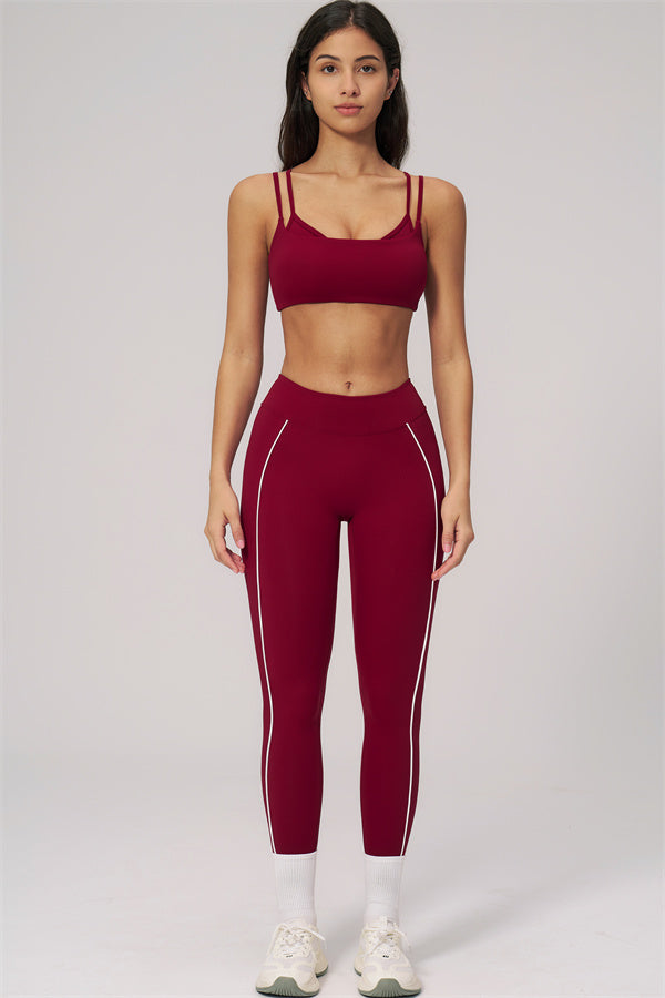 The Clarity Dual Strap Sports Bra Leggings 2-Piece Set