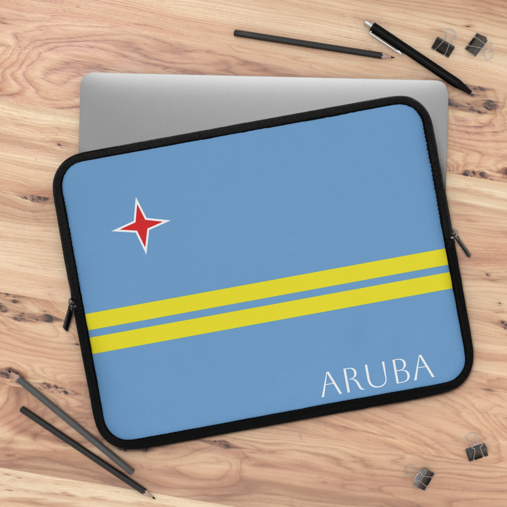 Aruba Flag Laptop Sleeve Case