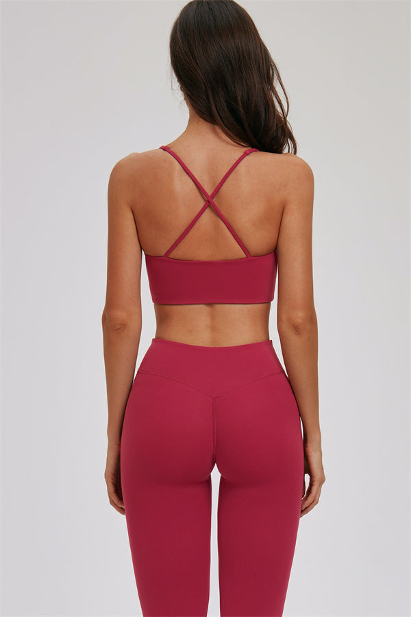 The Kinetic Cross Back Sports Bra Leggings 2-Piece Set