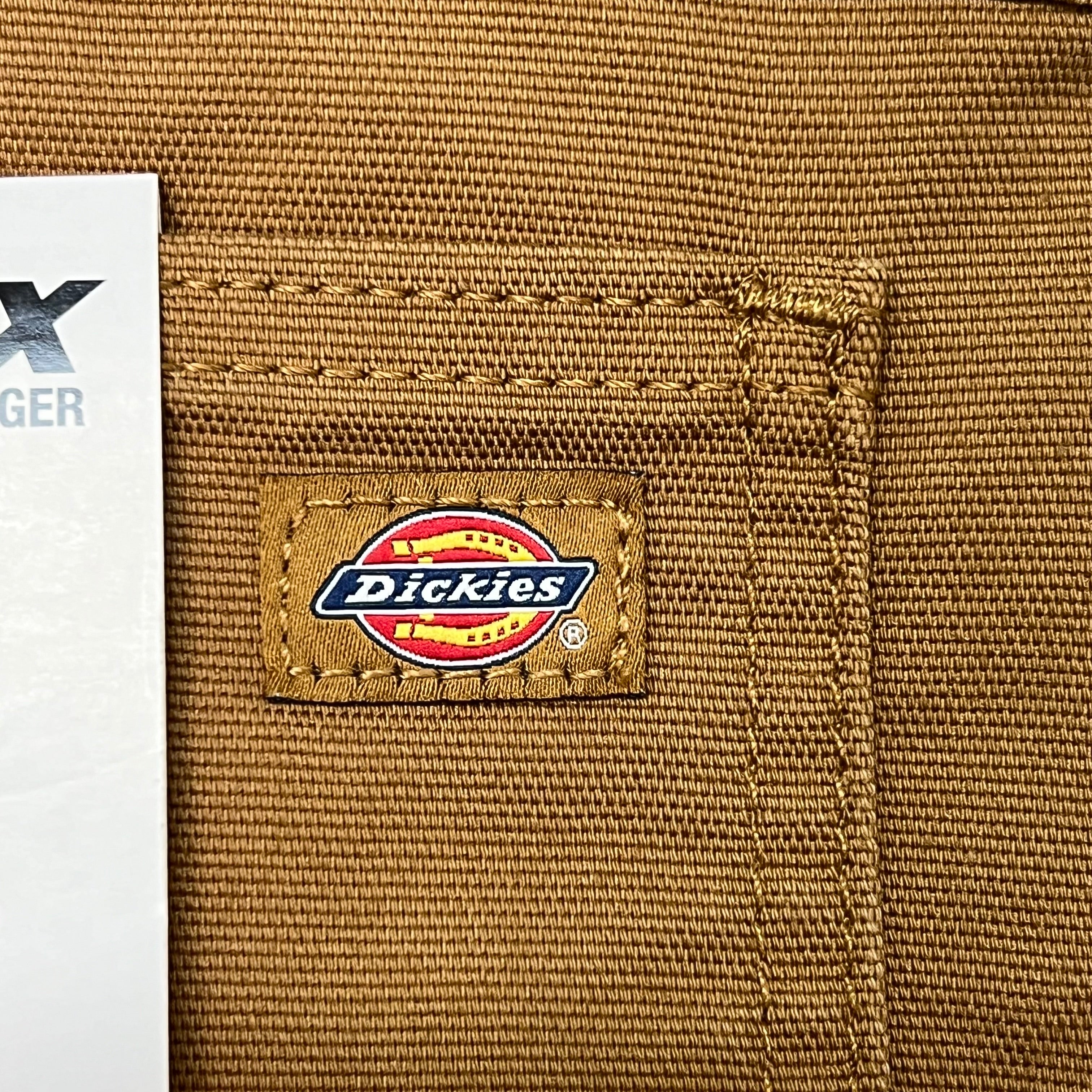 DICKIES Flex Regular Fit Double Knee Pant Men's Sz 42X32 Stonewashed Brown Duck