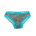 Women's Camo Lace Panty - Atlas Aqua Blue Hunting Underwear - Wilderness Dreams