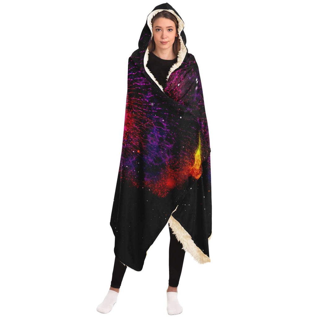 Inferno Vortex Hooded Blanket