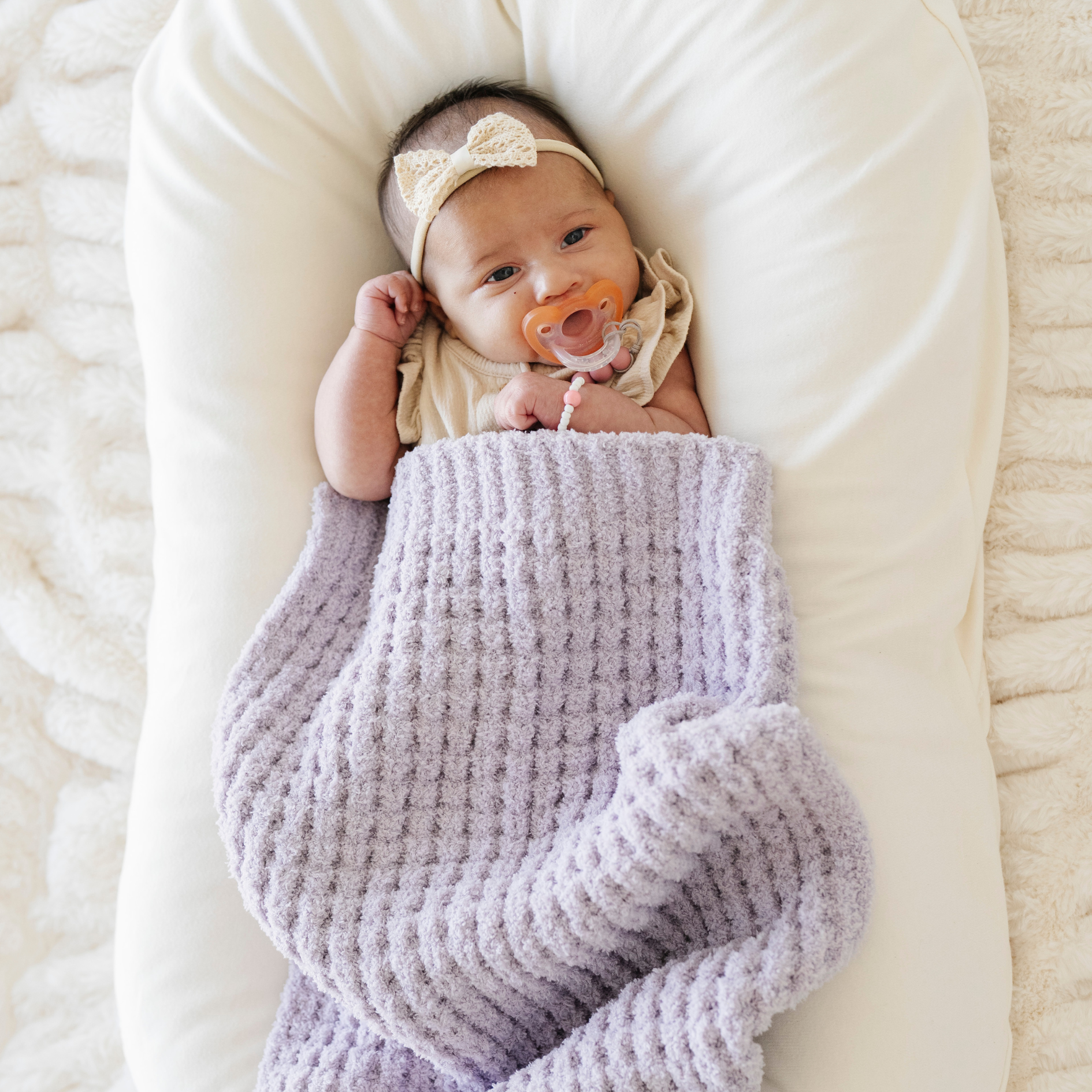 Waffle Knit Mini Blankets