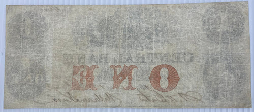 1856 1 Dollar Central Bank of Alabama Obsolete Banknote CS
