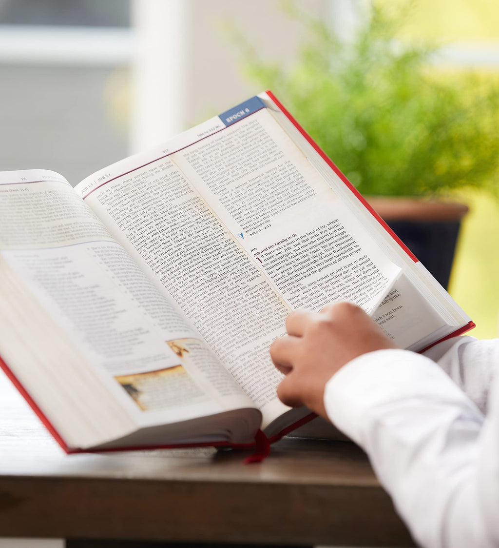 NKJV, Chronological Study Bible, Hardcover, Comfort Print: Holy Bible, New King James Version