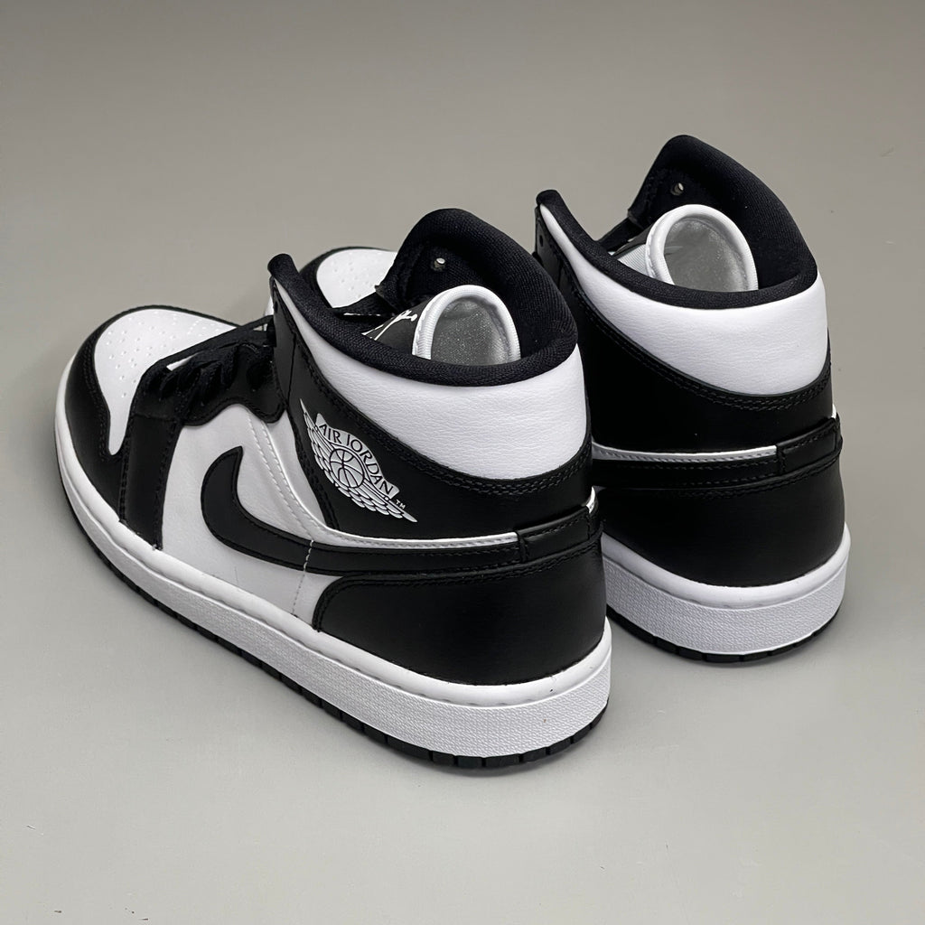 NIKE AIR JORDAN 1 Mid Panda Shoe Women's Sz 10.5 Black / White DV0991-101 (New)