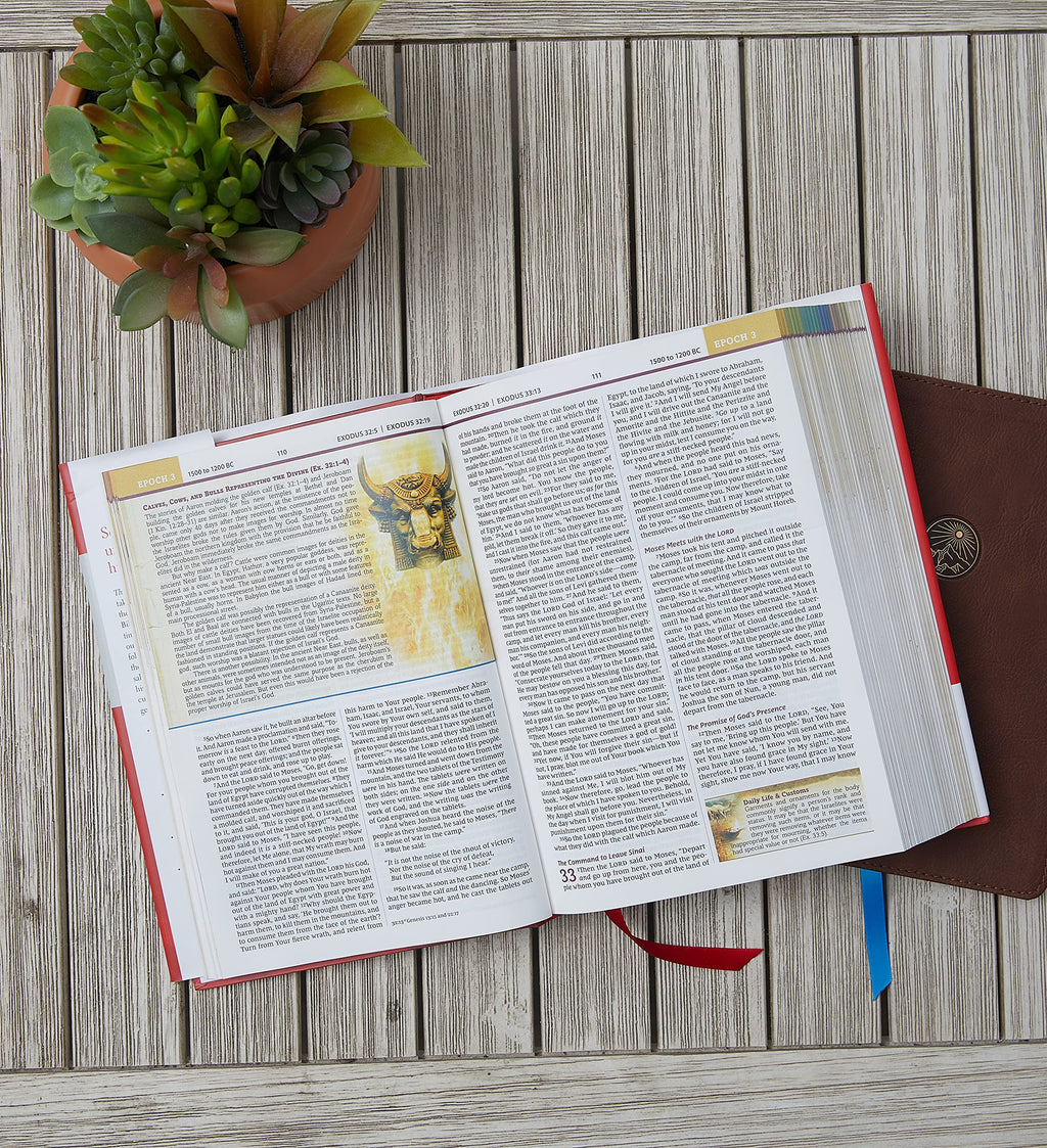 NKJV, Chronological Study Bible, Hardcover, Comfort Print: Holy Bible, New King James Version
