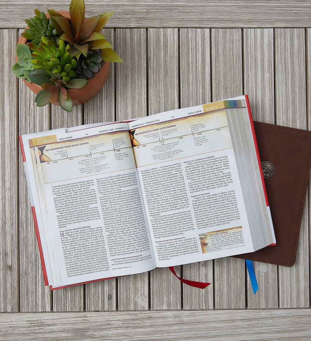 NKJV, Chronological Study Bible, Hardcover, Comfort Print: Holy Bible, New King James Version