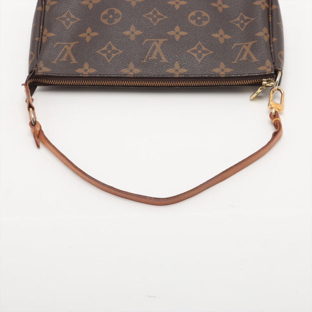Louis Vuitton Monogram Canvas Pochette Accessories Brown Shoulder Bag #3268