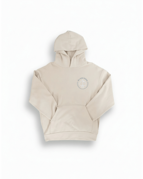 Be A Good Person X Pins and Aces Relax Hood Hoodie - Cream