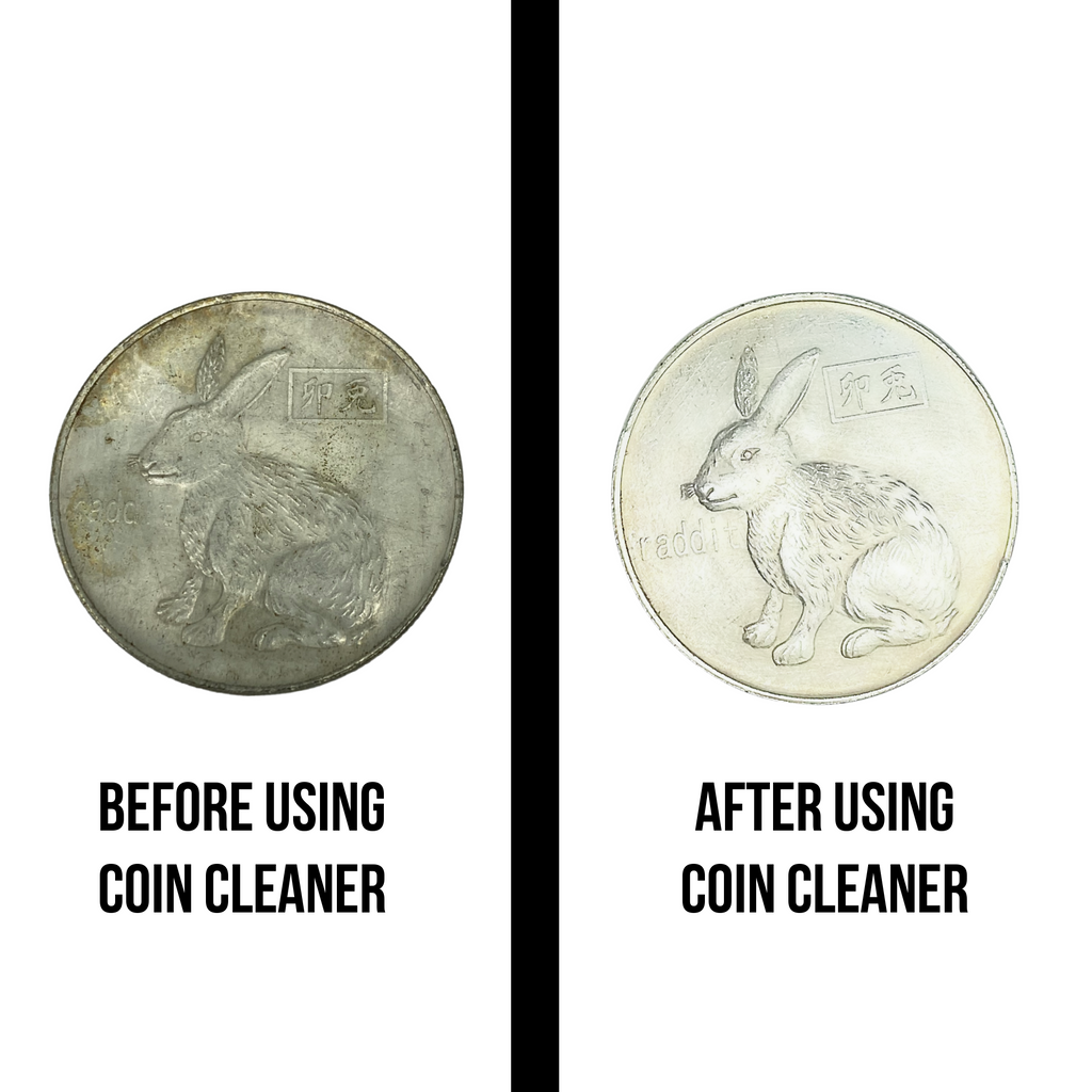 JSP Super Coin Cleaner 8 oz for Copper, Gold, Silver, & Platinum Precious Metals Jewelry Coins Bars