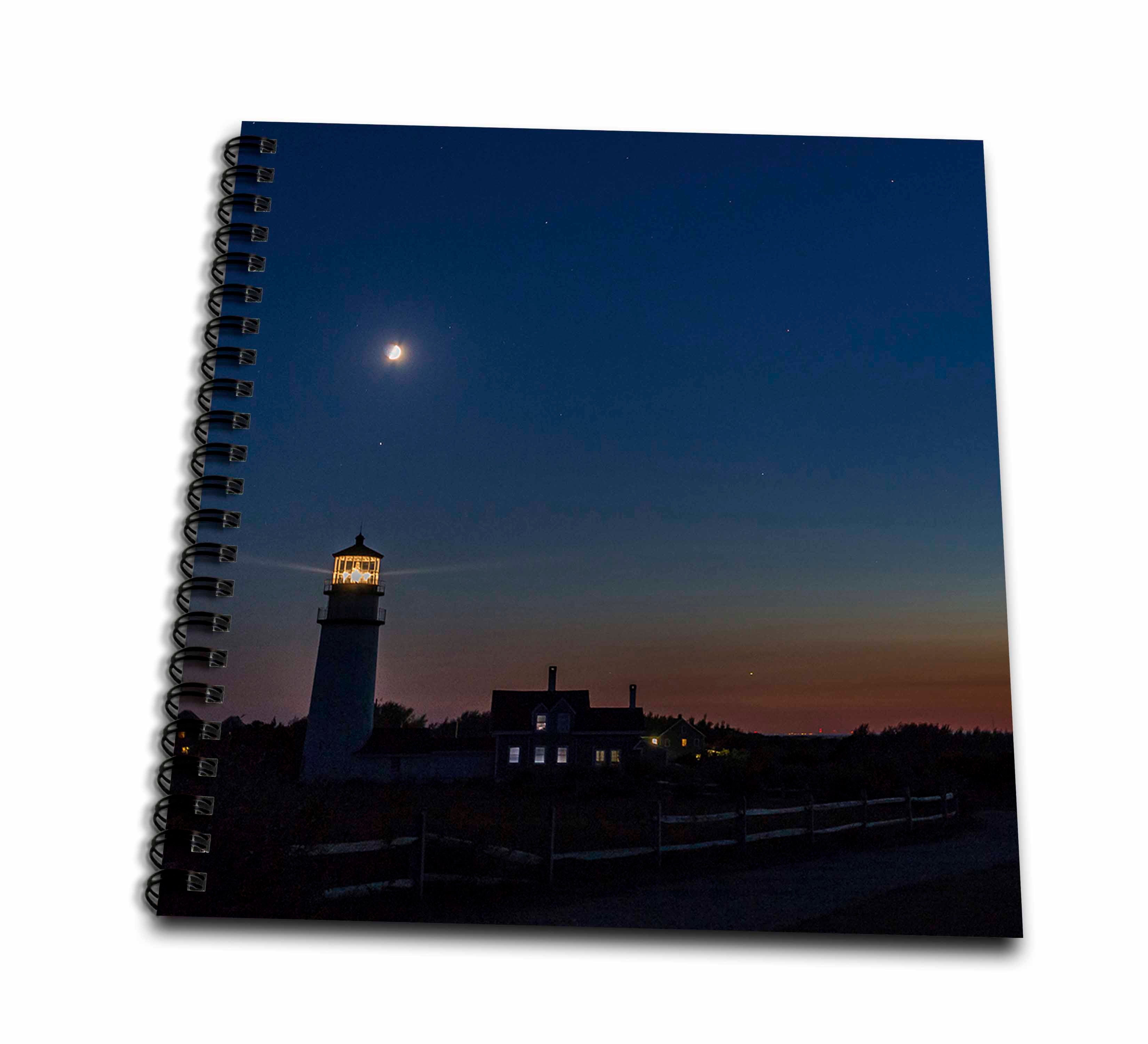 3dRose South Street Photography light house - Light house - Drawing Books (db_332506)
