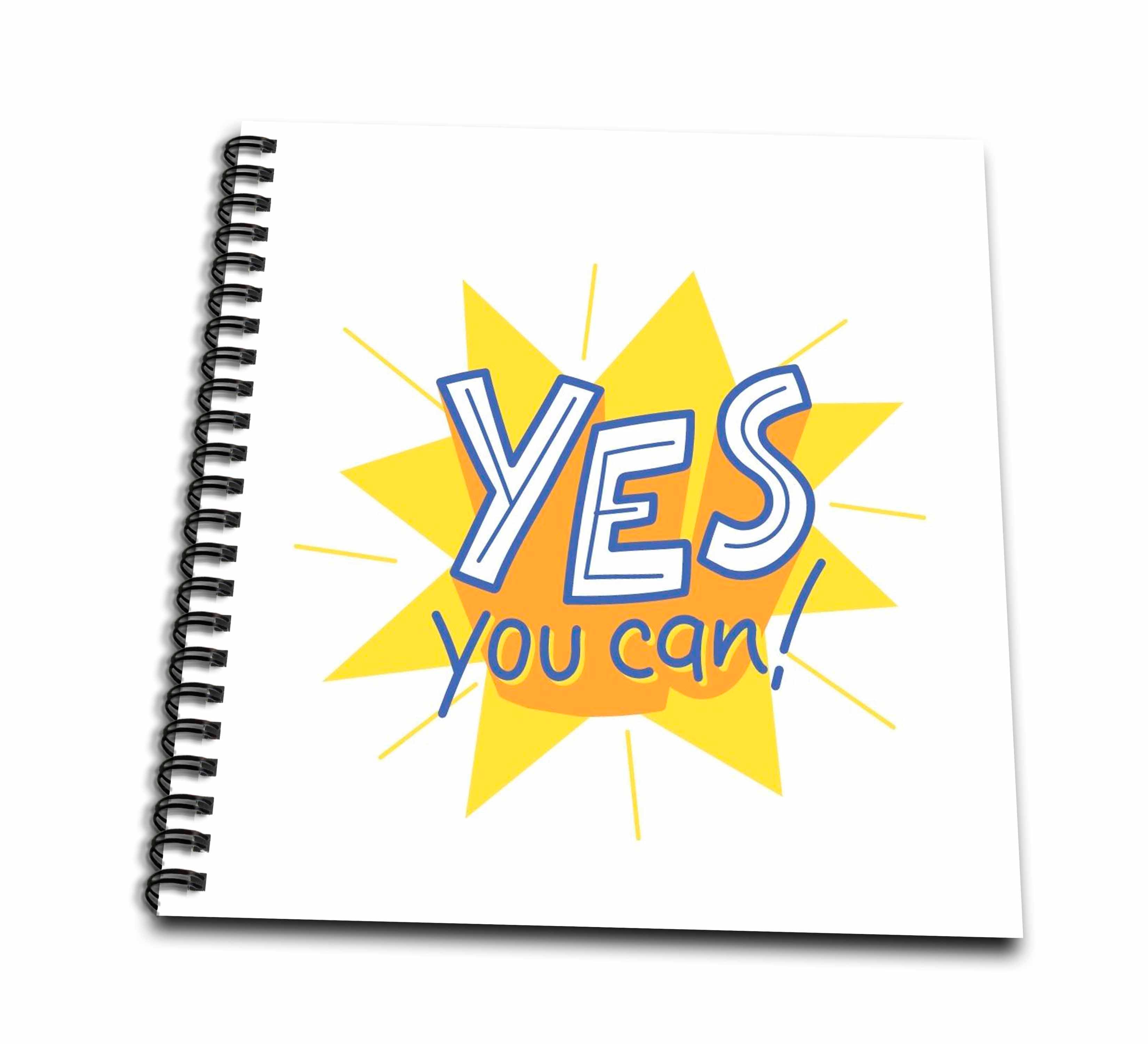 3dRose 3dRose-Inspirational quotes - Simple Quotes for Self Motivation - Drawing Books (db_360159)