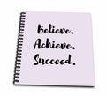 3dRose 3dRose- Inspirational quotes - Simple Quotes for Self Motivation - Drawing Books (db-360609)