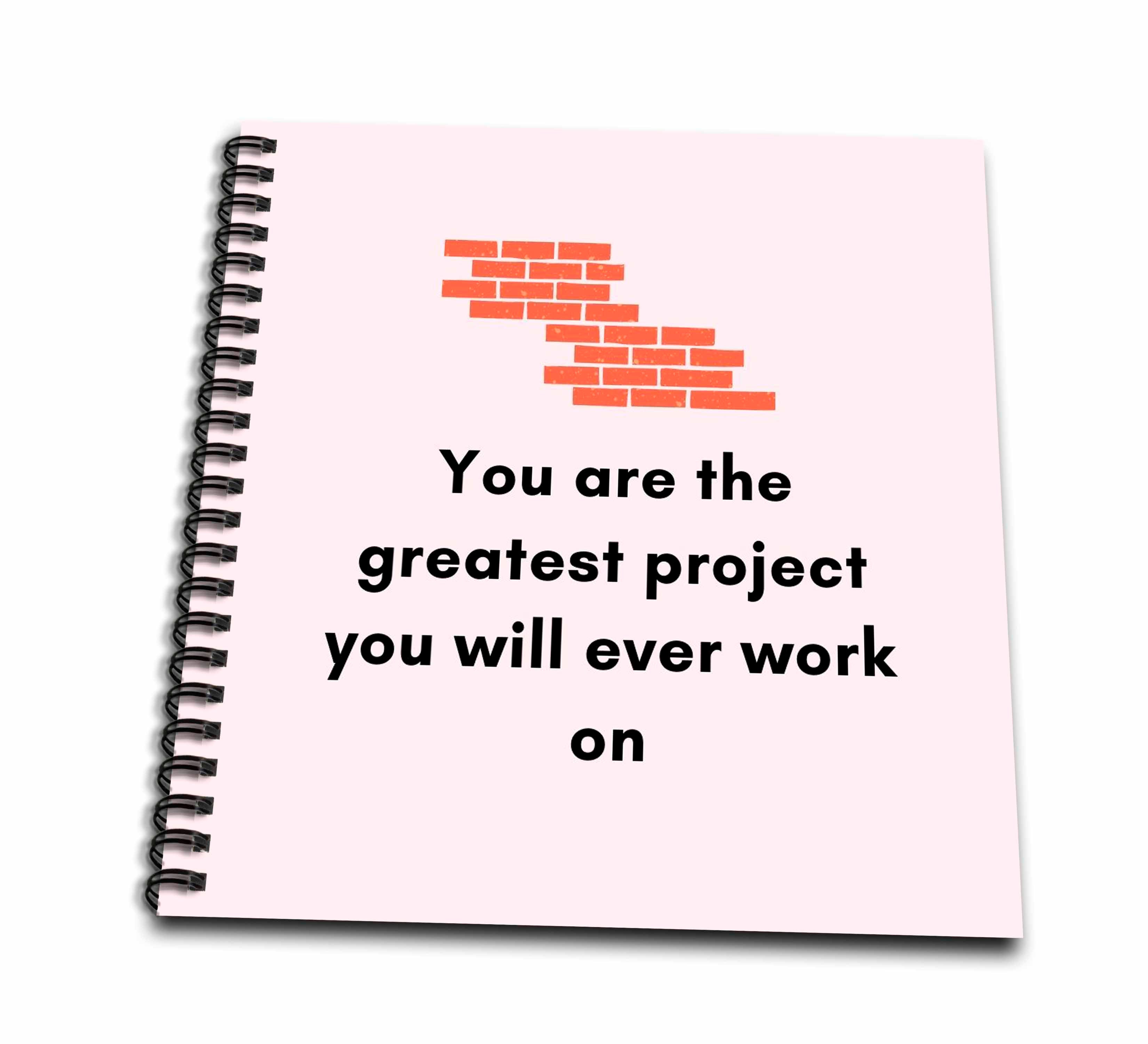 3dRose 3dRose- Inspirational quotes - Simple Quotes for Self Motivation - Drawing Books (db-360619)