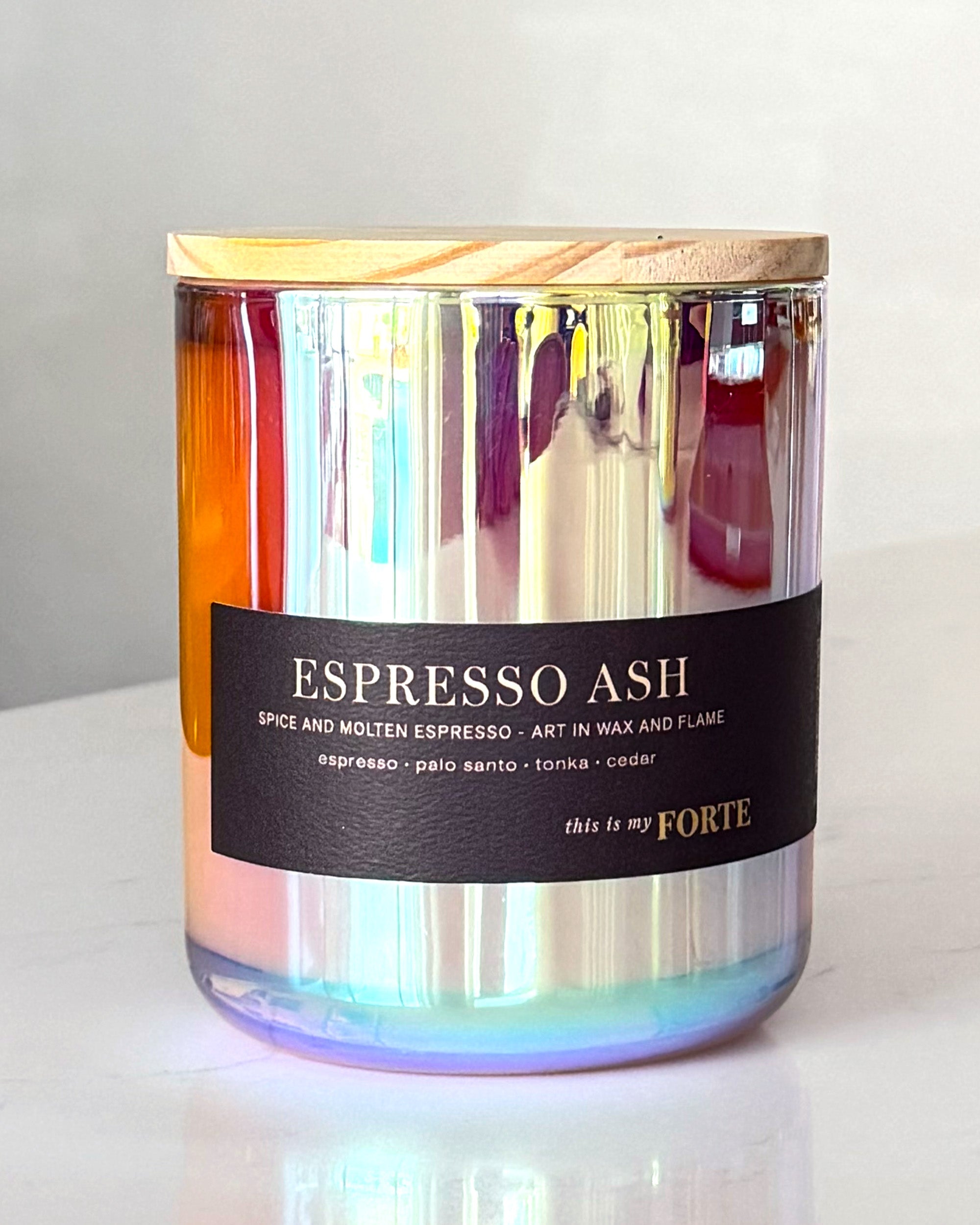 Espresso Ash Prism Candle