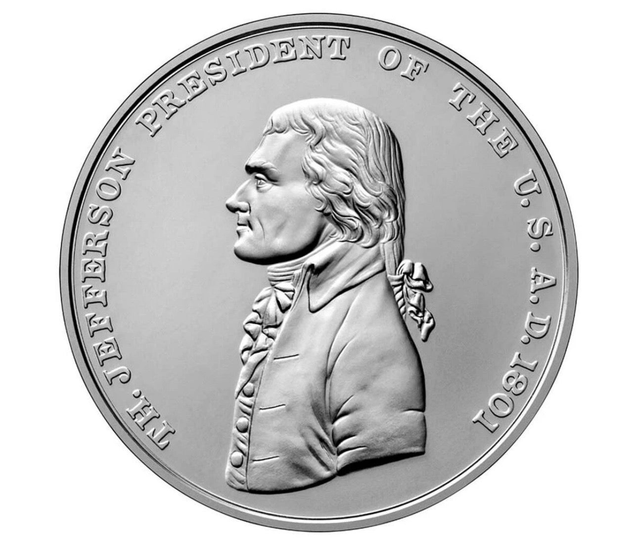 1 oz Silver Presidential Metal Thomas Jefferson