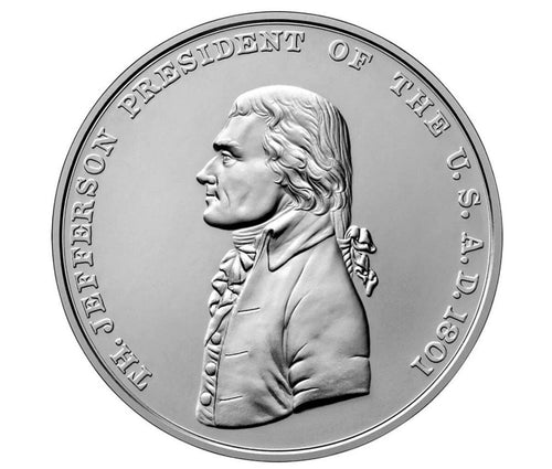 1 oz Silver Presidential Metal Thomas Jefferson