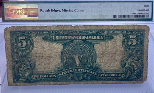 1899 $5 Silver Certificate Chief PMG 8 NET Fr271 Lyons Roberts