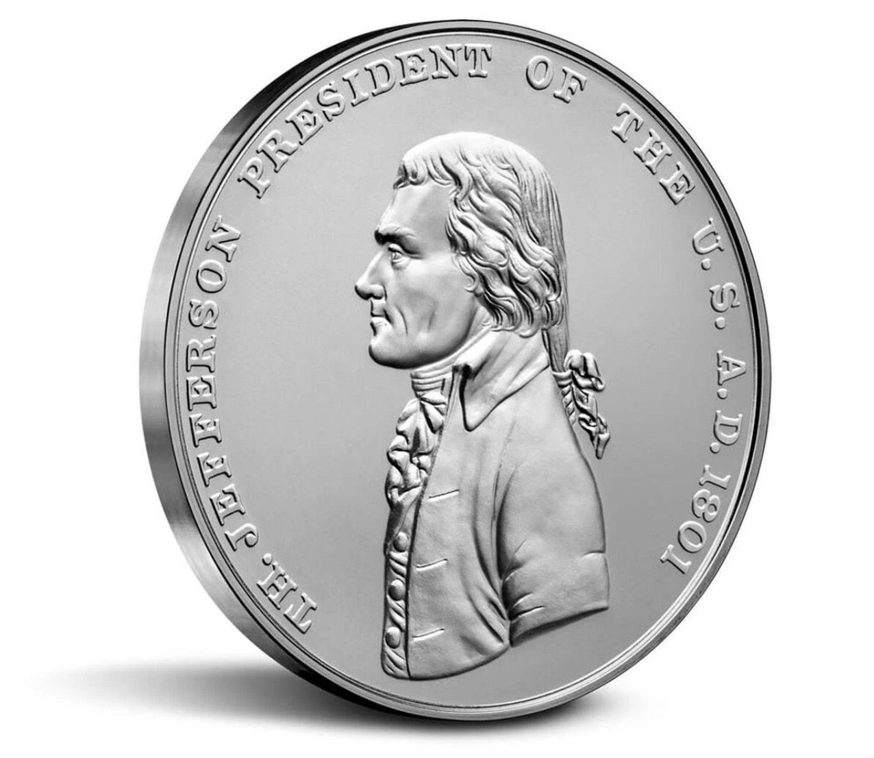 1 oz Silver Presidential Metal Thomas Jefferson