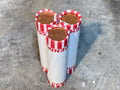 UNSEARCHED WHEAT PENNY white roll with bu uncirculated cent showing old us cents coins coin collection lot estate sale hoard