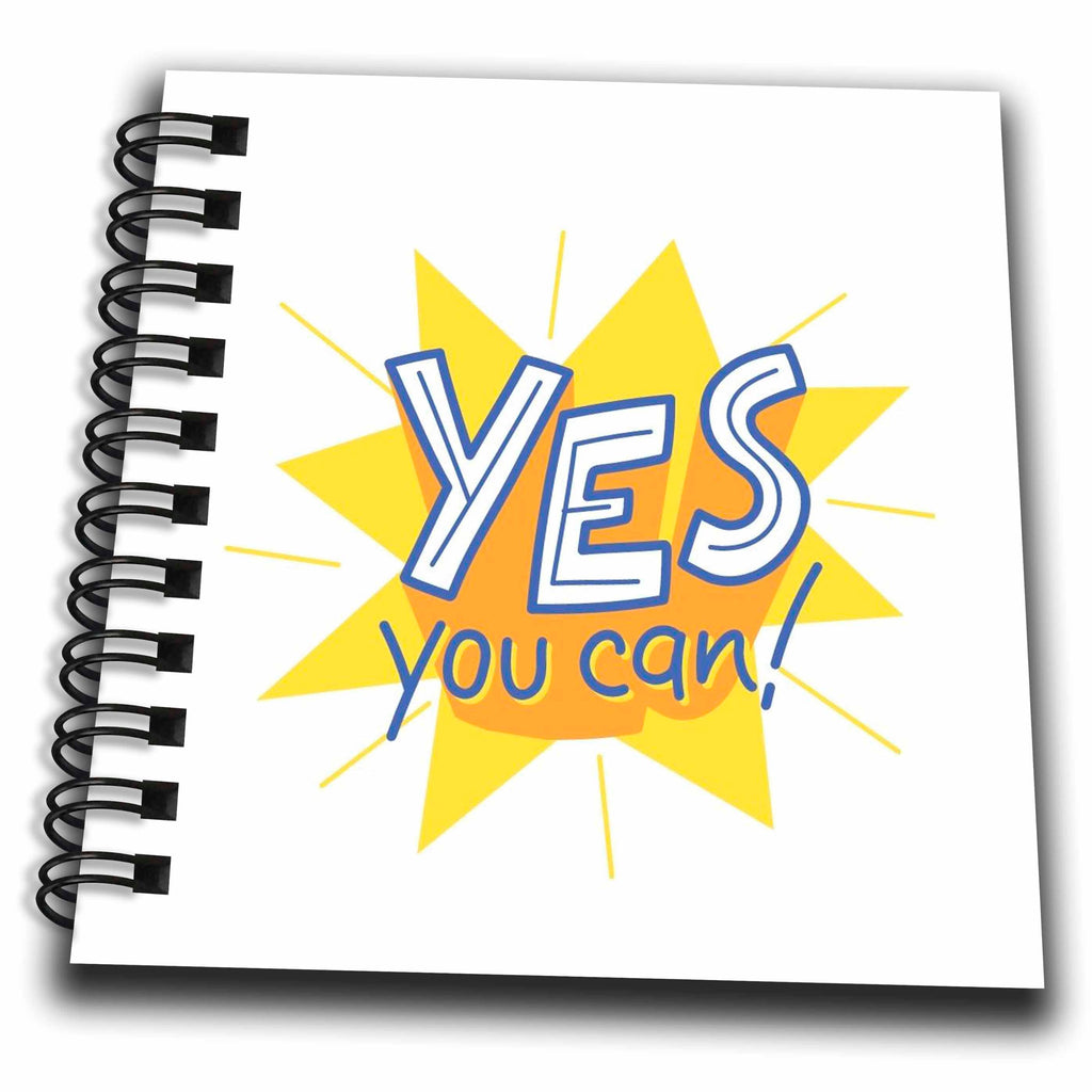 3dRose 3dRose-Inspirational quotes - Simple Quotes for Self Motivation - Drawing Books (db_360159)