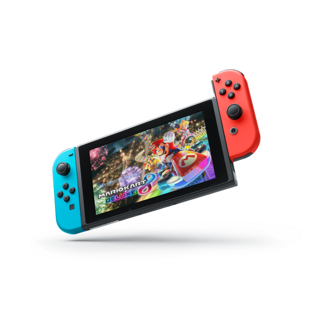 Nintendo - Switch Console Neon Red & Blue - Mario Kart 8 Deluxe Bundle (2024)