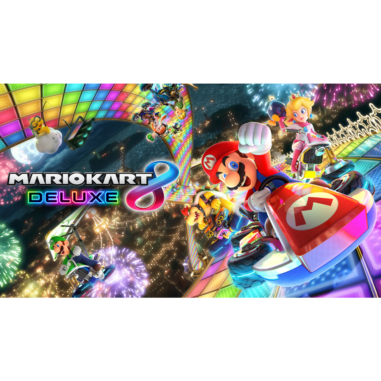 Nintendo - Switch Console Neon Red & Blue - Mario Kart 8 Deluxe Bundle (2024)