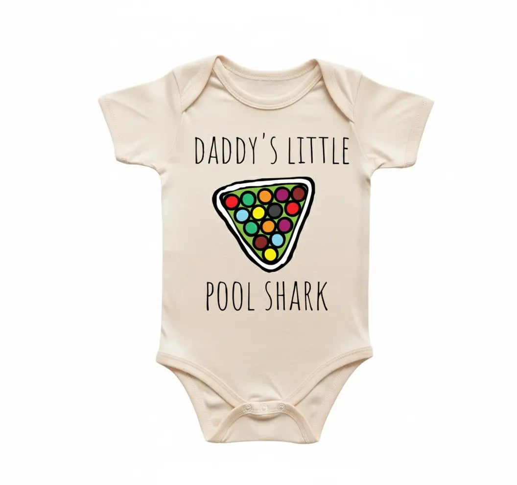 Pool Table Shark Newborn Baby Onesie® Bodysuit