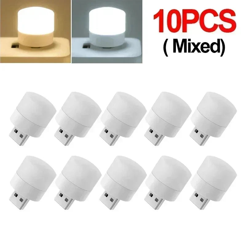 Mini LED Book Reading Light | USB Rechargeable Portable Desk Lamp