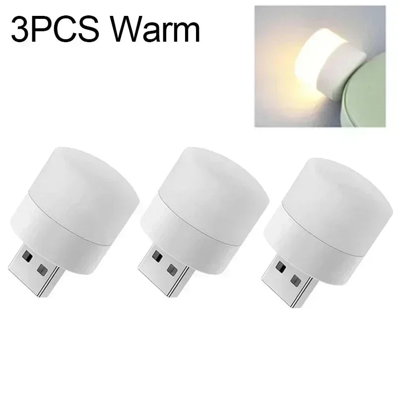 Mini LED Book Reading Light | USB Rechargeable Portable Desk Lamp