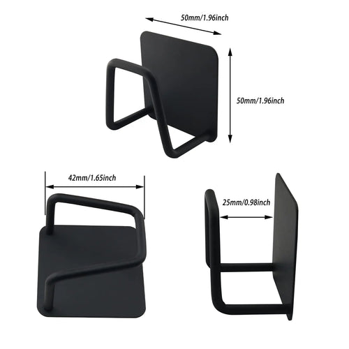 2PC Stainless Steel Sink Sponge Rack with Steel Wire Ball Kitchen Sponge Holder for Draining And Cleaning the Inner Wall